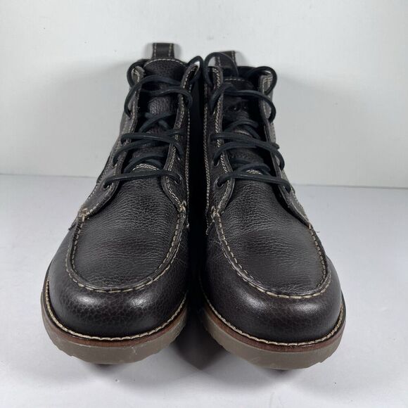 Justin 281 Solace Charcoal Gray Lace Up Akle Chukka Boots Men\'s Size 11 D main image 7